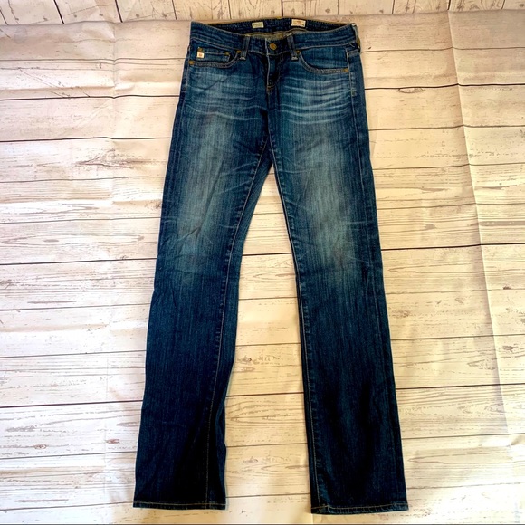 Ag Adriano Goldschmied Denim - AG Tomboy Relaxed Straight Leg Jeans Sz 25R